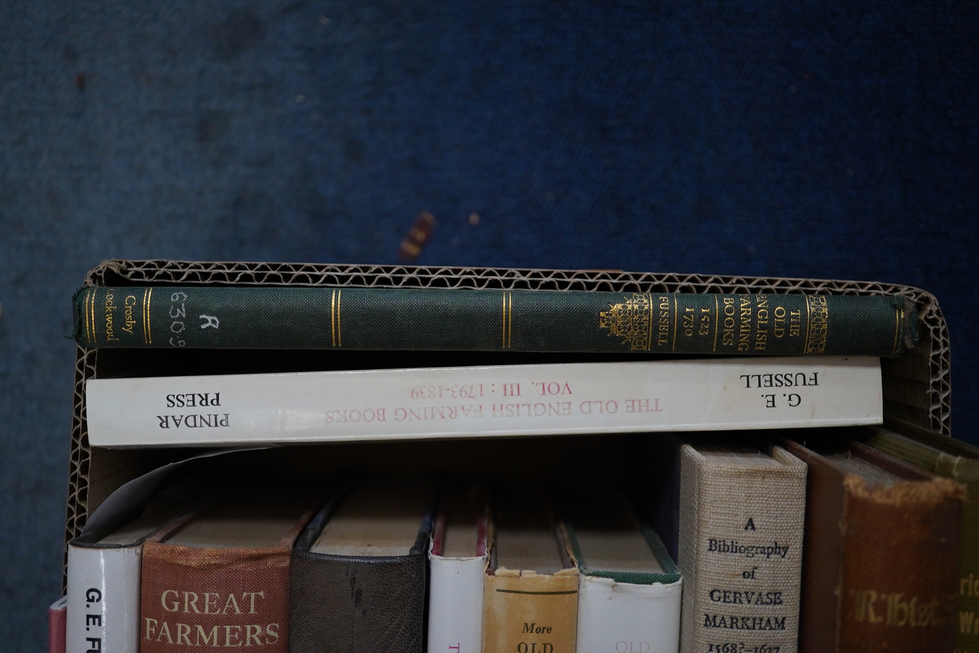 Poynter, F.N.L. - A Bibliography of Gervase Markham ... frontis., holland backed paper boards. Oxford Bibliographical Society, 1962; Catalogue of the Walter Frank Perkins Agricultural Library (Southampton University). po